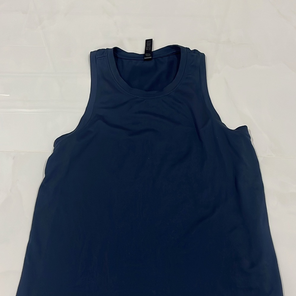 Navy Blue Sleeveless Women's Top